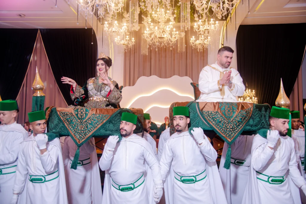 Traditional Moroccan wedding ceremony in Marrakech by Arouss Marrakech