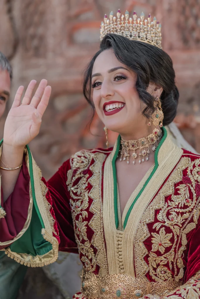 Negafa and Moroccan bridal styling services in Marrakech