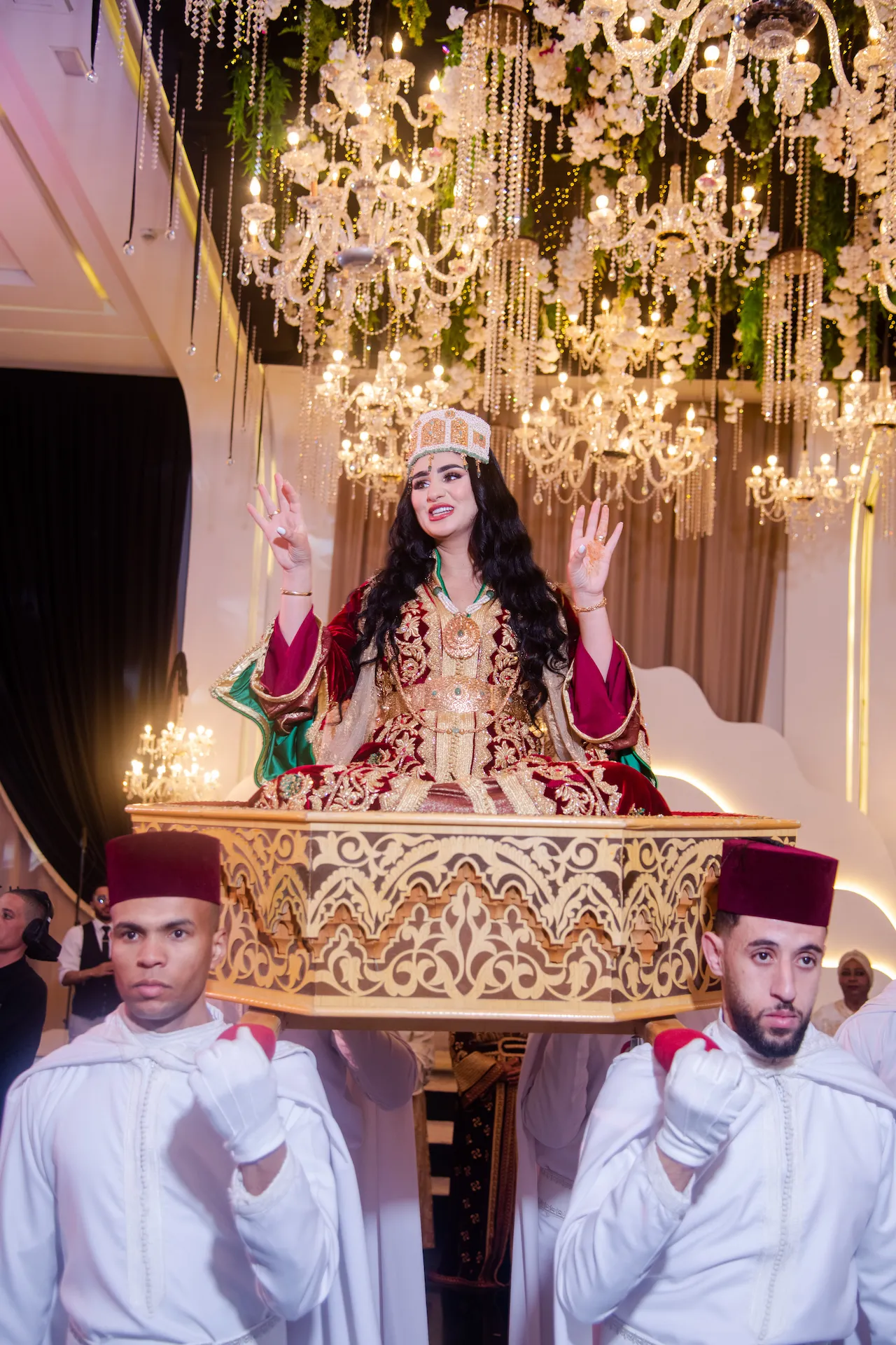 Moroccan bridal entrance by Arouss Marrakech