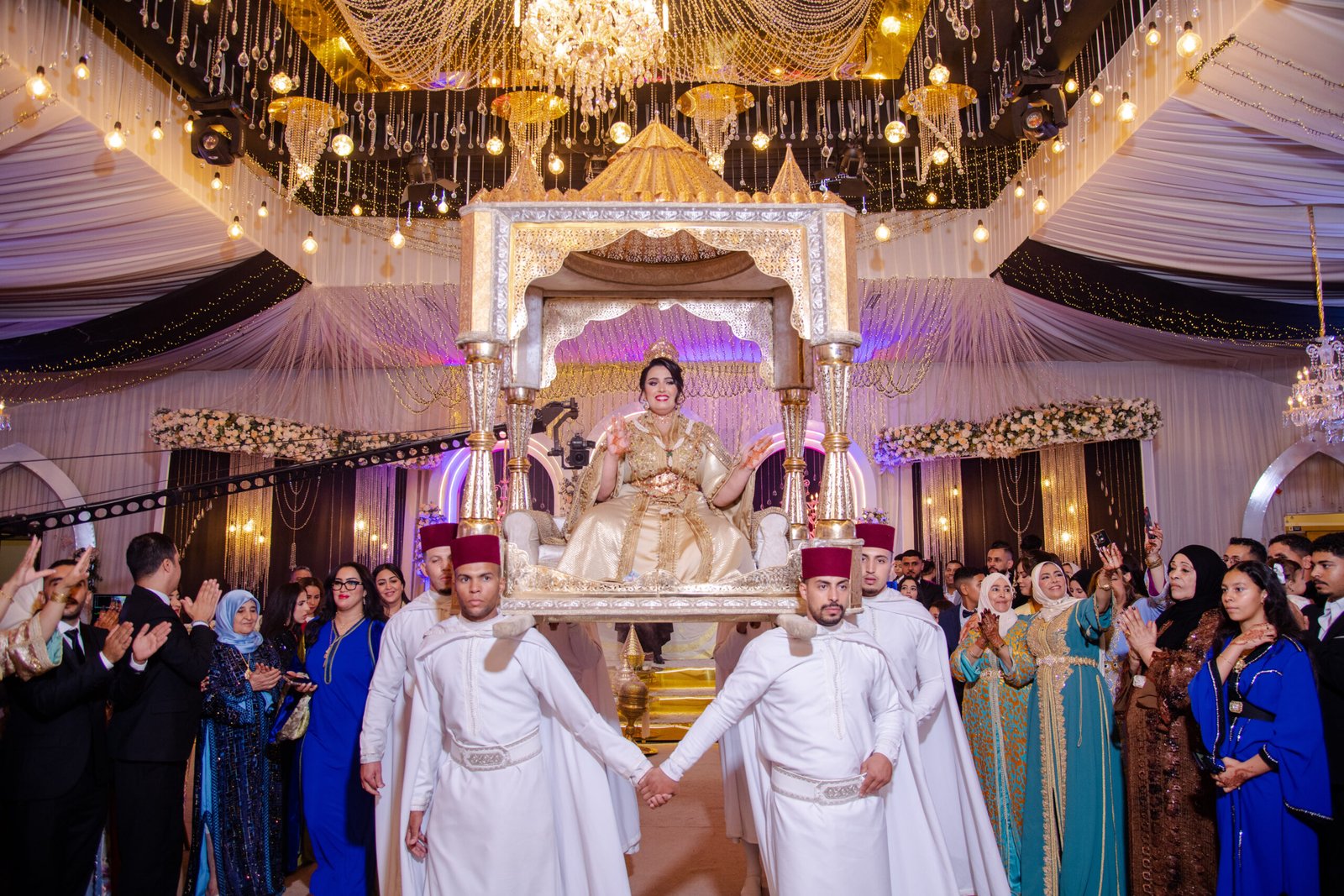 Moroccan wedding and Negafa celebration in Marrakech