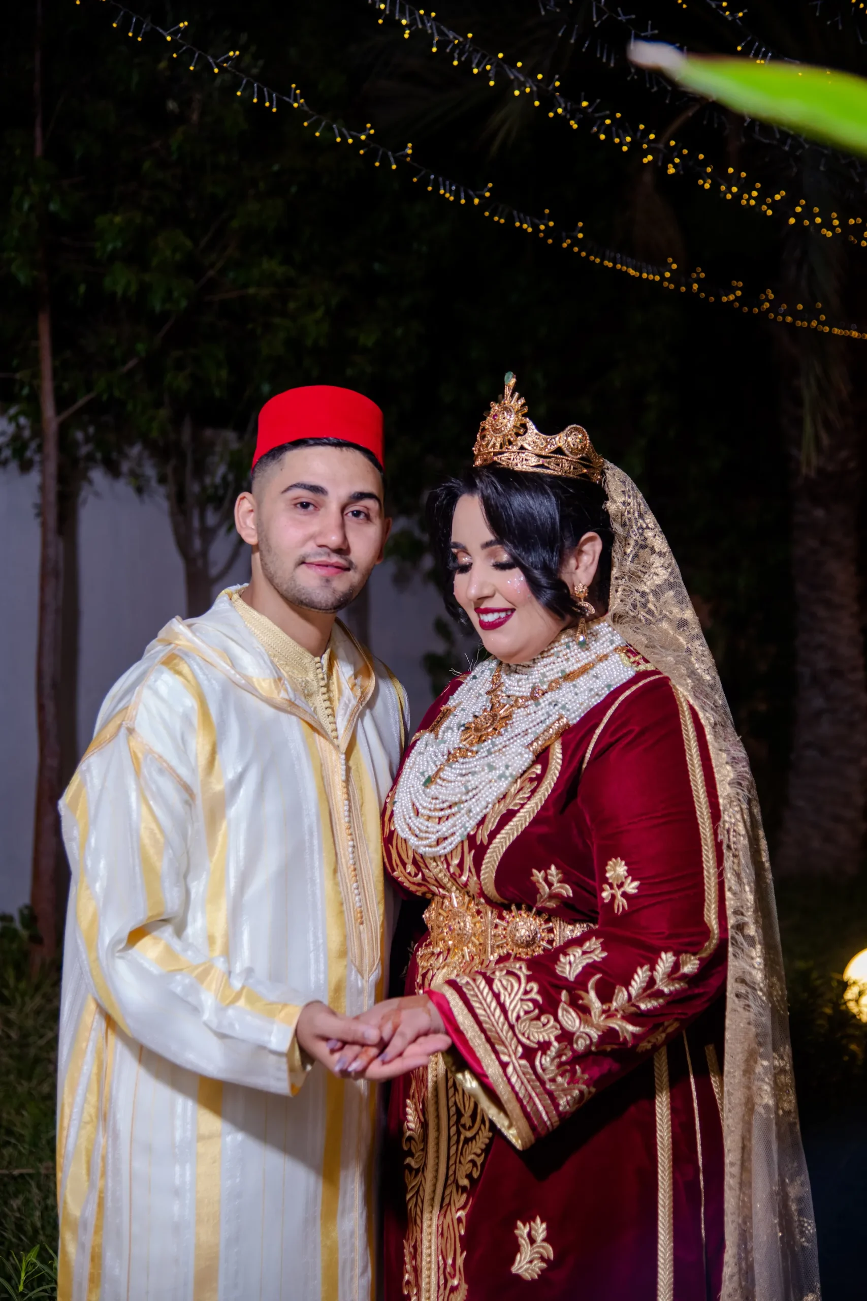 Moroccan wedding couple by Arouss Marrakech